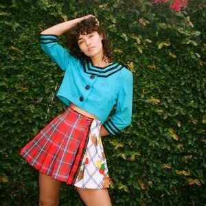 Leslie Lucks Vintage top painted roses by Keely llc